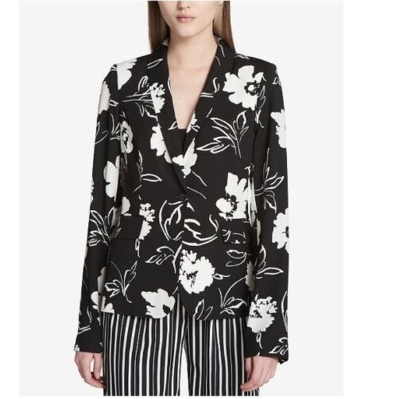 Calvin Klein Womens Shawl Collar Blazer Jacket - Picture 4 of 4